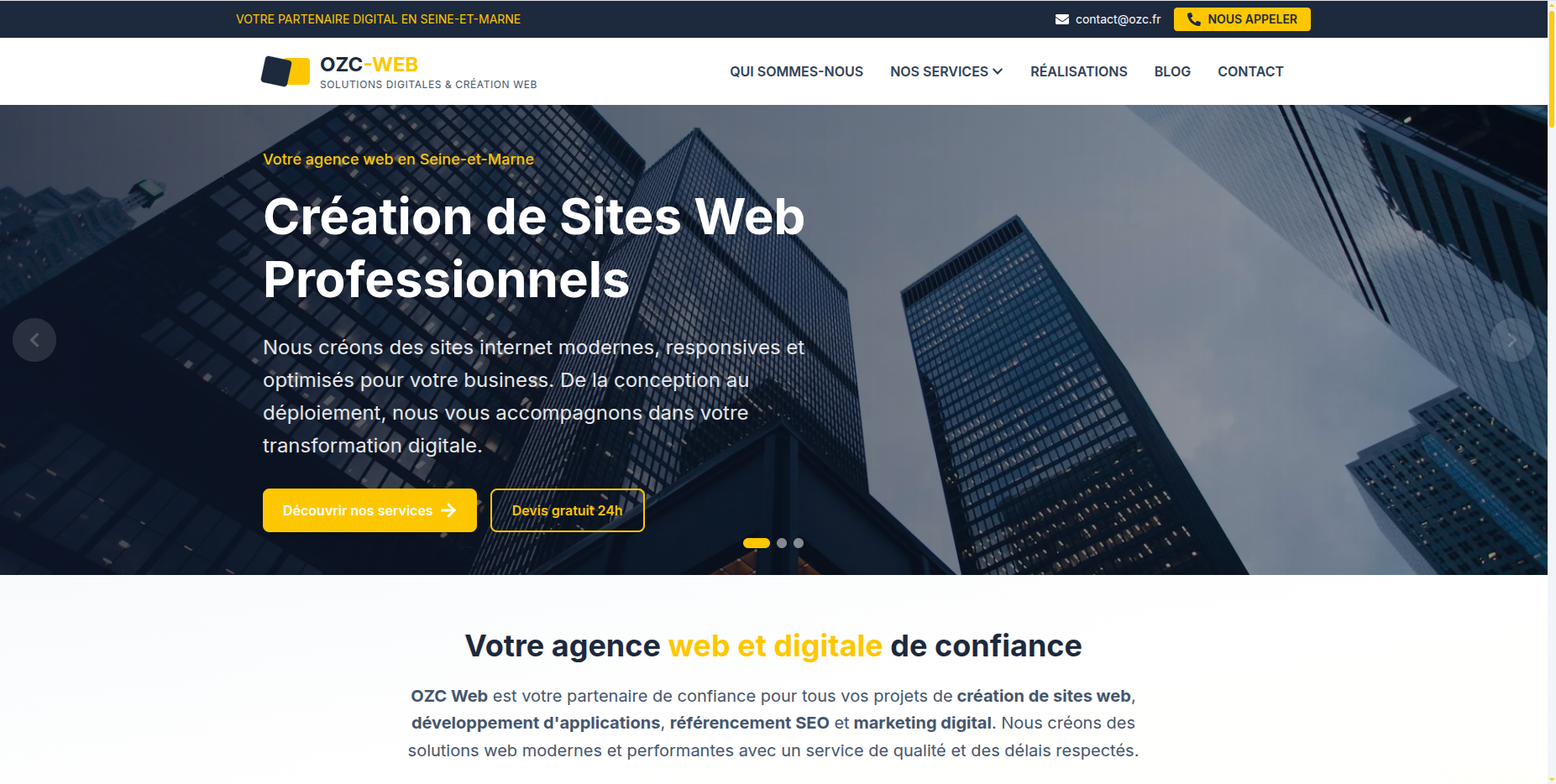 OZC Web - Vue 1